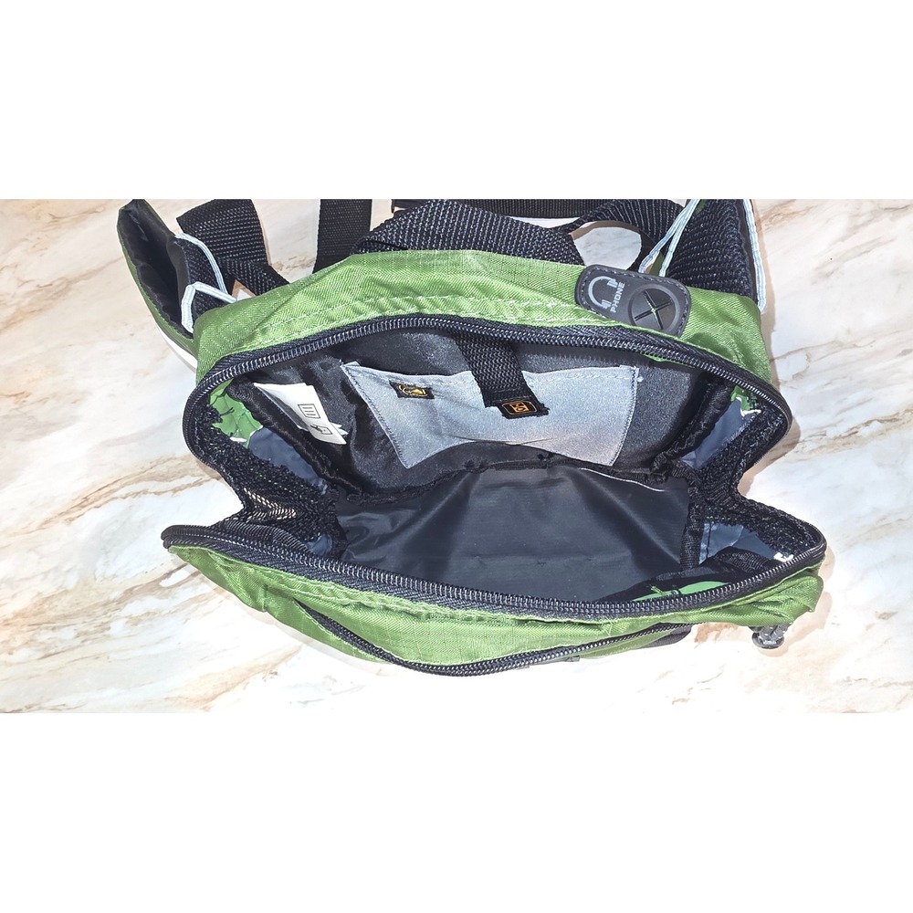 Outdoor Products Green Gray Water Bottle Hiking Fanny Pack Belt Bag - Picture 5 of 6